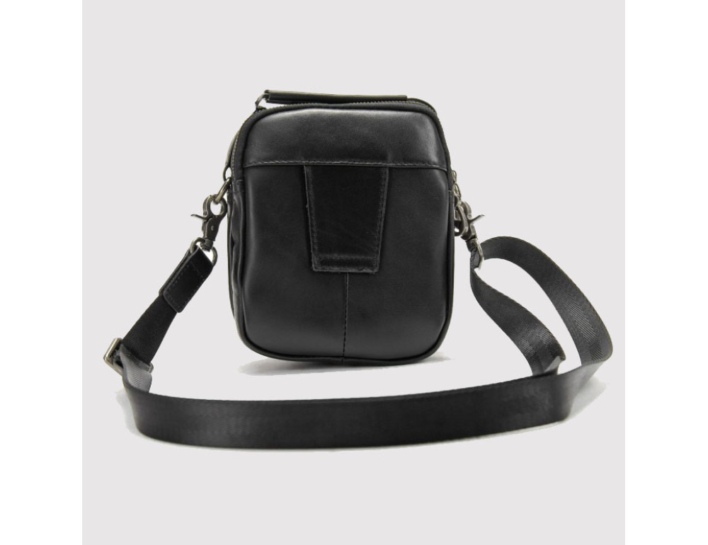 Маленька шкіряна барсетка через плече TIDING BAG 6016A - Фотографія № 3