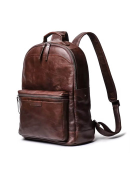 Мужской рюкзак из натуральной кожи Bexhill Vt88120 Dark Brown