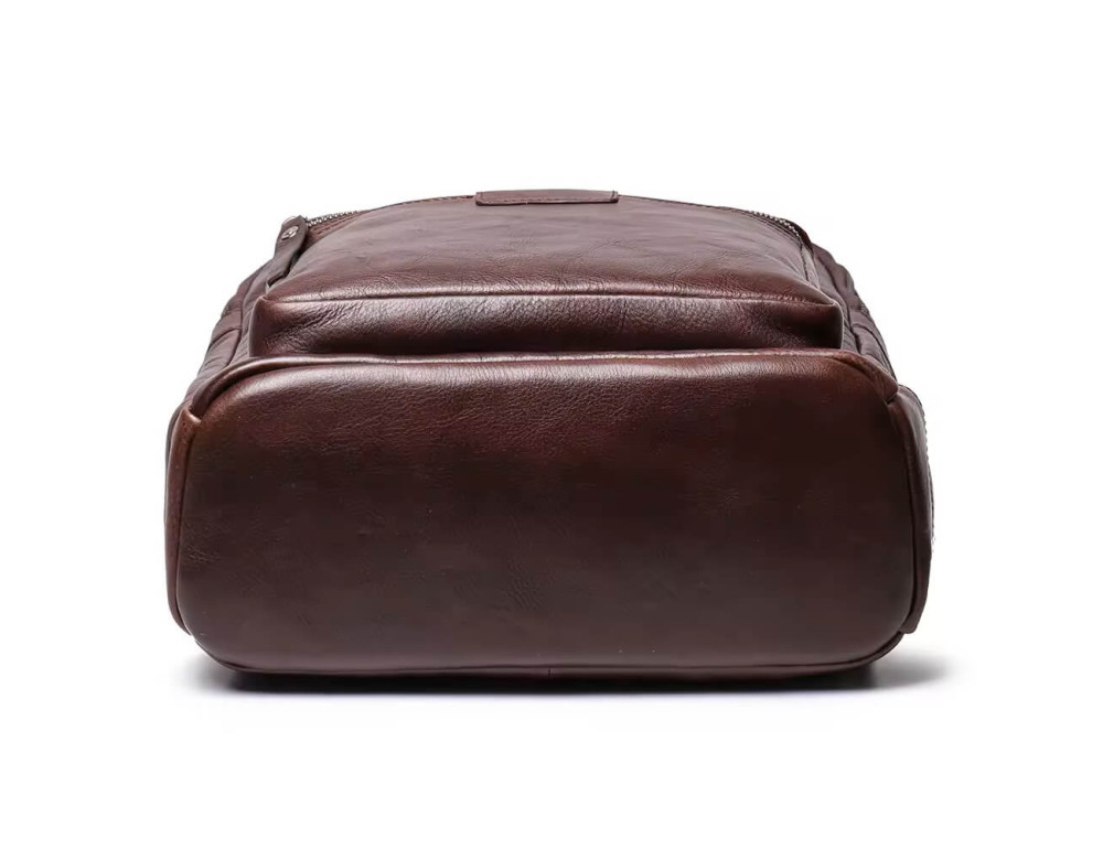 Чоловічий рюкзак із натуральної шкіри Bexhill Vt88120 Dark Brown - Фотографія № 3