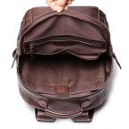 Чоловічий рюкзак із натуральної шкіри Bexhill Vt88120 Dark Brown - Фотографія № 103
