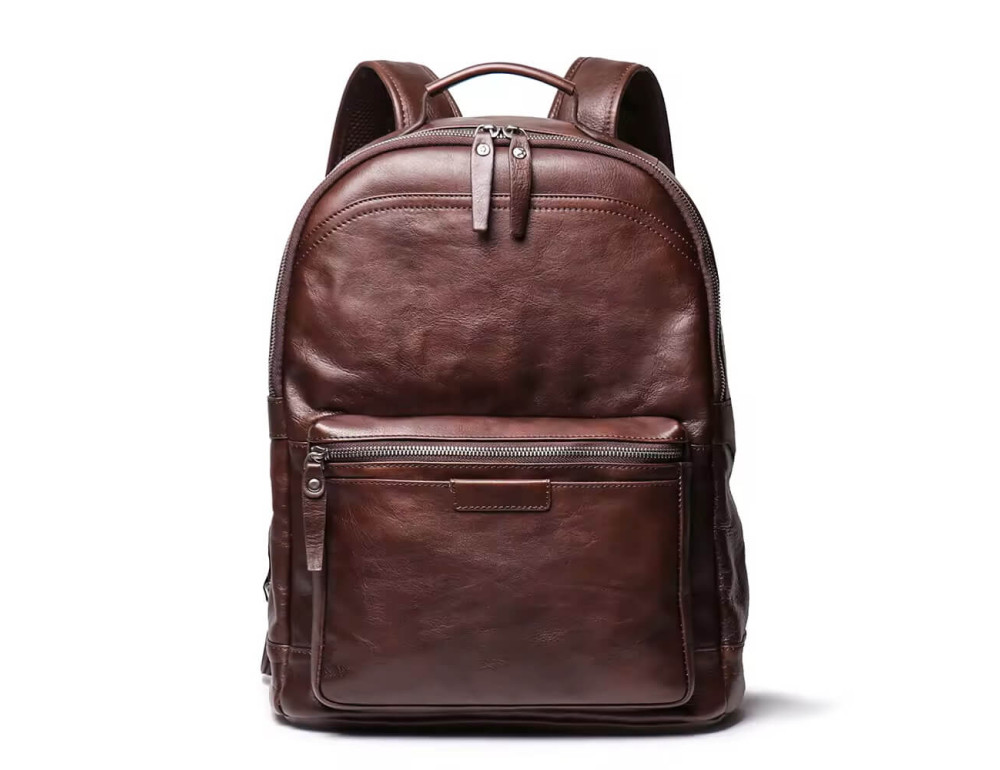 Чоловічий рюкзак із натуральної шкіри Bexhill Vt88120 Dark Brown - Фотографія № 6