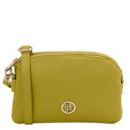 Зелена сумка шкіряна через плече Tuscany Leather TL142375 Green - Фотографія № 100