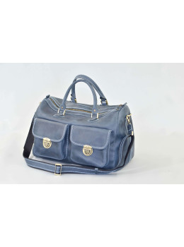 Женская дорожная сумка из кожи Manuffato №8 Crazy Blue