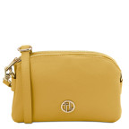 Жовта шкіряна сумка через плече Tuscany Leather TL142375 PASTEL YELLOW - Фотографія № 100