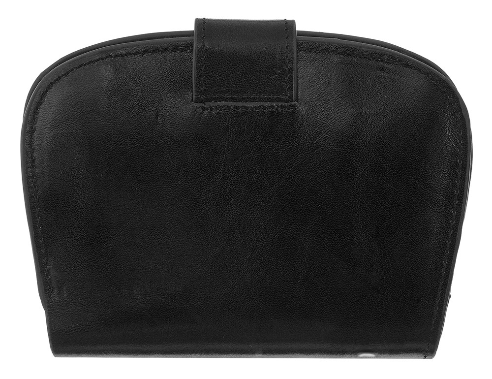 Итальянский женский кошелёк чёрного цвета Tony Perotti Vernazza 4004+RFID nero - Фото № 6