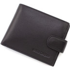Чорний шкіряний портмоне Marco Coverna BK010-801A Black - Фотографія № 100