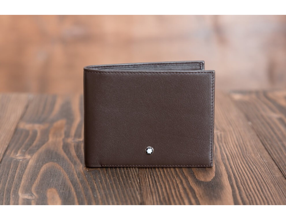 Чоловічий шкіряний портмоне Montblanc MO-015C - Фотографія № 3
