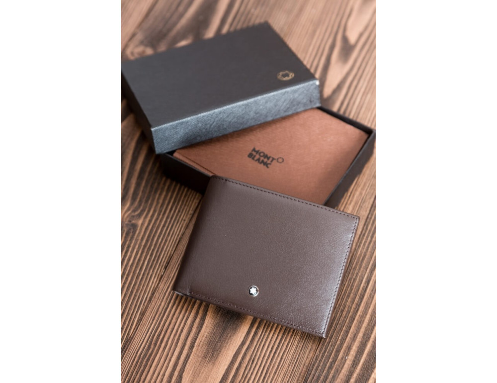 Чоловічий шкіряний портмоне Montblanc MO-015C - Фотографія № 5