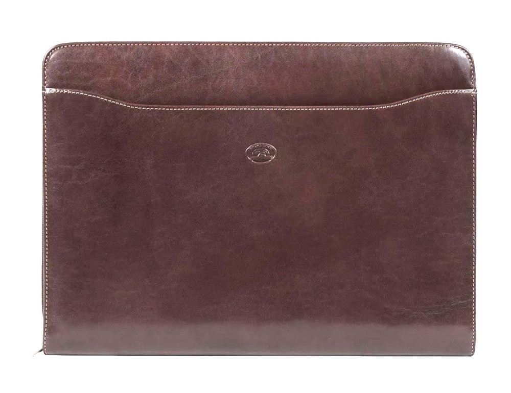 Коричневая кожаная папка для документов TONY PEROTTI Italico 1278L moro - Фото № 1 Коричневая кожаная папка для документов TONY PEROTTI Italico 1278L moro - Фото № 1