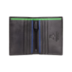 Маленький чоловічий гаманець Visconti BD14 BK/CB/GRN James (Black Cobalt Green) - Фотографія № 102