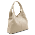 Бежева жіноча сумка шоппер зі шкіри Tuscany TL142264 BEIGE - Фотографія № 101