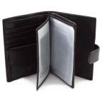 Чорний шкіряний гаманець під паспорт Marco Coverna BK010-808 black - Фотографія № 101
