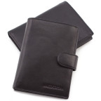 Чорний шкіряний гаманець під паспорт Marco Coverna BK010-808 black - Фотографія № 100