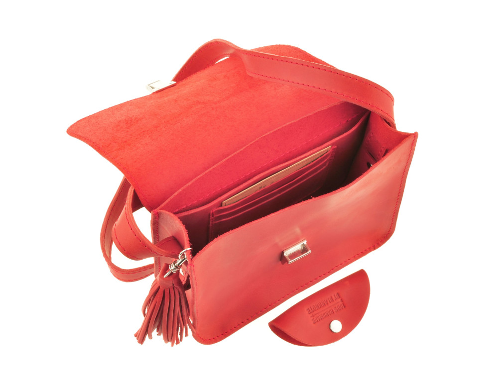 Коралова сумка через плече Blanknote bn-bag-3-coral - Фотографія № 5