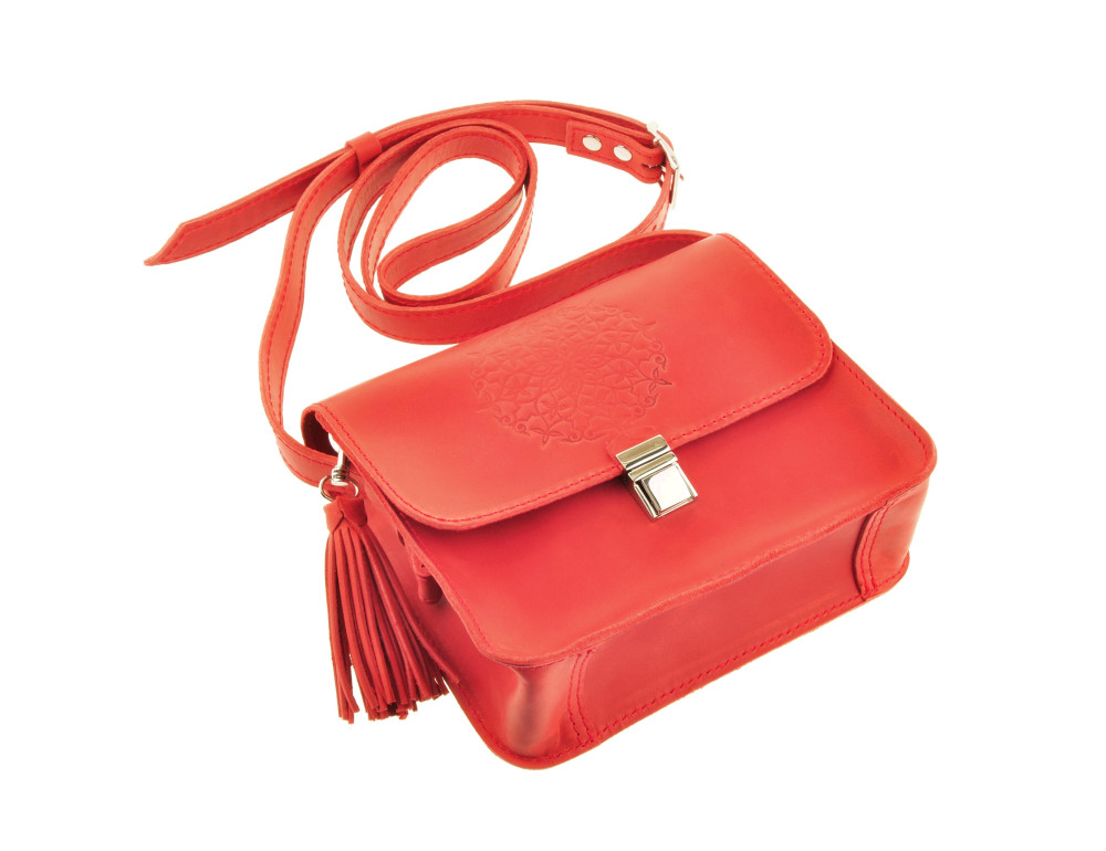 Коралова сумка через плече Blanknote bn-bag-3-coral - Фотографія № 6