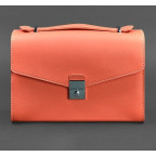 Коралова шкіряна сумка через плече Blanknote BN-BAG-35-LIVING-CORAL - Фотографія № 102