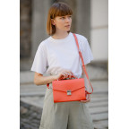 Коралова шкіряна сумка через плече Blanknote BN-BAG-35-LIVING-CORAL - Фотографія № 104
