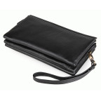 Чоловічий шкіряний клатч TIDING BAG 8071A чорний - Фотографія № 101