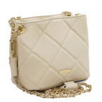 Бежева шкіряна сумочка через плече з Італії TL142220 BEIGE - Фотографія № 102