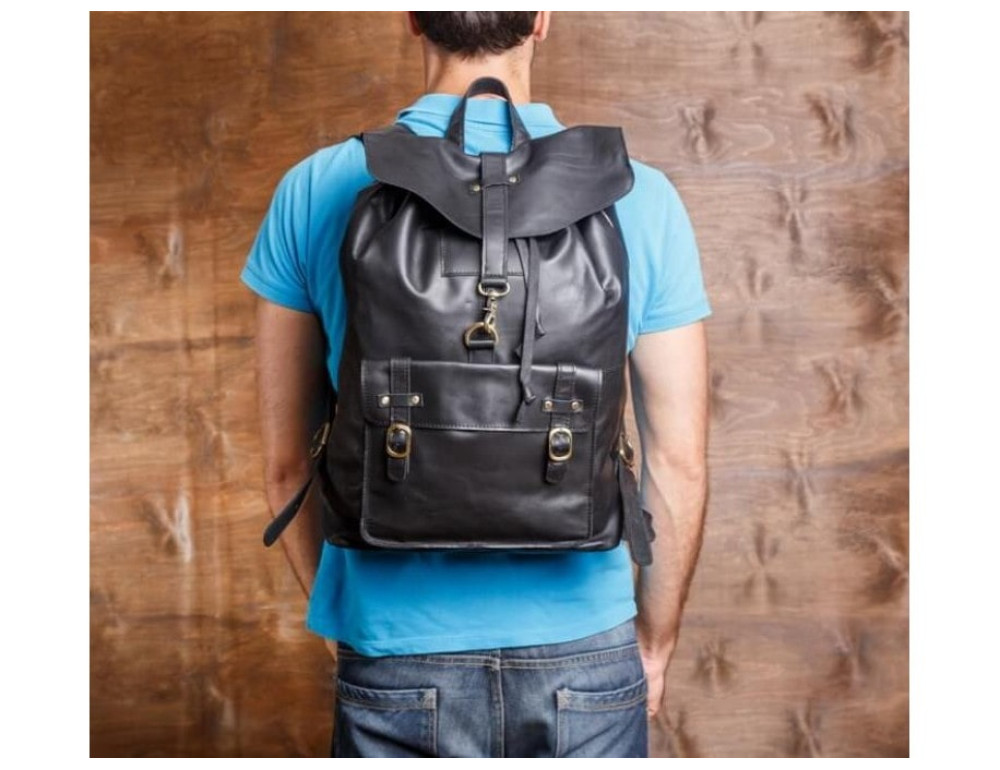 Місткий міський рюкзак Tiding Bag G8894A чорний - Фотографія № 13