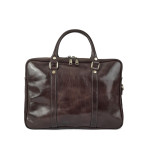 Коричнева шкіряна сумка для чоловіків Virginia Conti VCM0502BROWN - Фотографія № 102