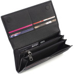 Большой женский кошелёк из натуральной кожи Marco Coverna W002 Black - Фото № 101 Большой женский кошелёк из натуральной кожи Marco Coverna W002 Black - Фото № 101