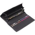 Большой женский кошелёк из натуральной кожи Marco Coverna W002 Black - Фото № 105 Большой женский кошелёк из натуральной кожи Marco Coverna W002 Black - Фото № 105