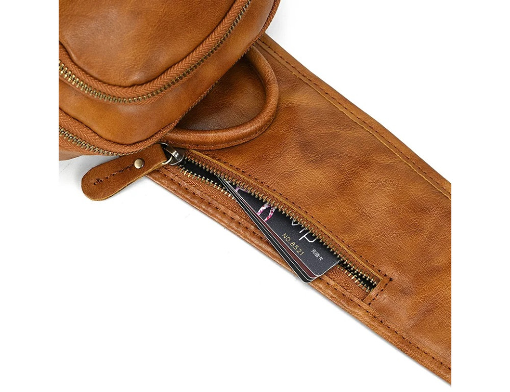 Чоловіча сумка великого розміру Bexhill Bx6052 Orange Brown - Фотографія № 4