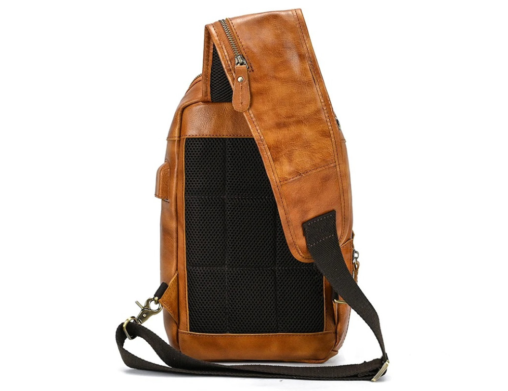 Чоловіча сумка великого розміру Bexhill Bx6052 Orange Brown - Фотографія № 10