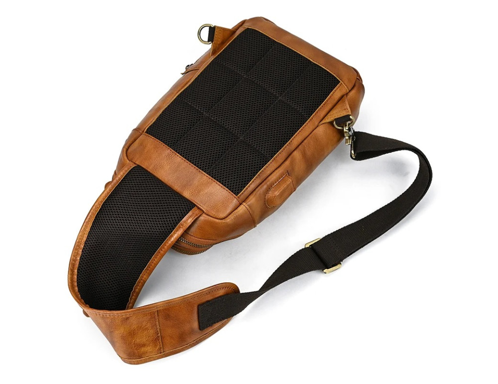 Чоловіча сумка великого розміру Bexhill Bx6052 Orange Brown - Фотографія № 12