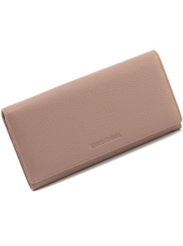 Пудровый женский кошелек на магнитах Marco Coverna W002 Pudra
