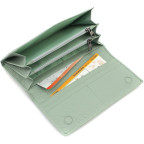 Стильный женский кошелек на магнитах Marco Coverna W002 Light Green - Фото № 105