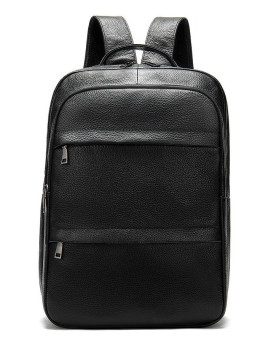 Чёрный кожаный рюкзак Vintage 20036