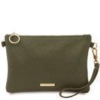 Універсальна жіноча сумка-клатч Tuscany Leather TL142029 Forest Green - Фотографія № 100