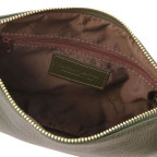 Універсальна жіноча сумка-клатч Tuscany Leather TL142029 Forest Green - Фотографія № 102