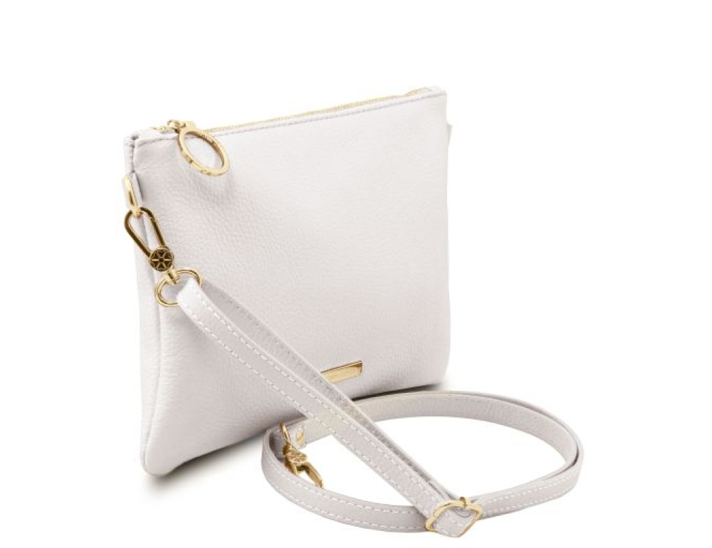 Універсальна жіноча сумка-клатч Tuscany Leather TL142029 White - Фотографія № 2