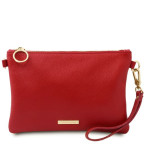 Яскрава жіноча сумка-клатч Tuscany Leather TL142029 LIPSTICK RED - Фотографія № 100