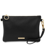 Женский клатч с мягкой кожи Tuscany Leather TL142029 Black - Фото № 100