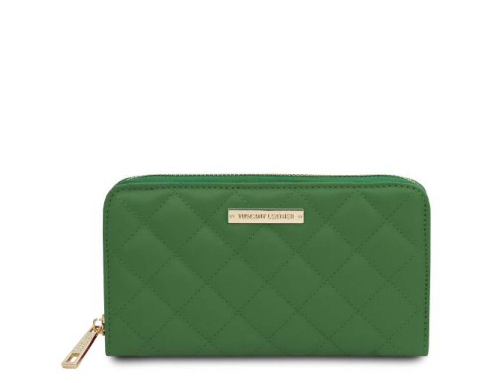 Жіночий шкіряний гаманець Penelope Tuscany Leather TL142316 GREEN - Фотографія № 1 Жіночий шкіряний гаманець Penelope Tuscany Leather TL142316 GREEN - Фотографія № 1