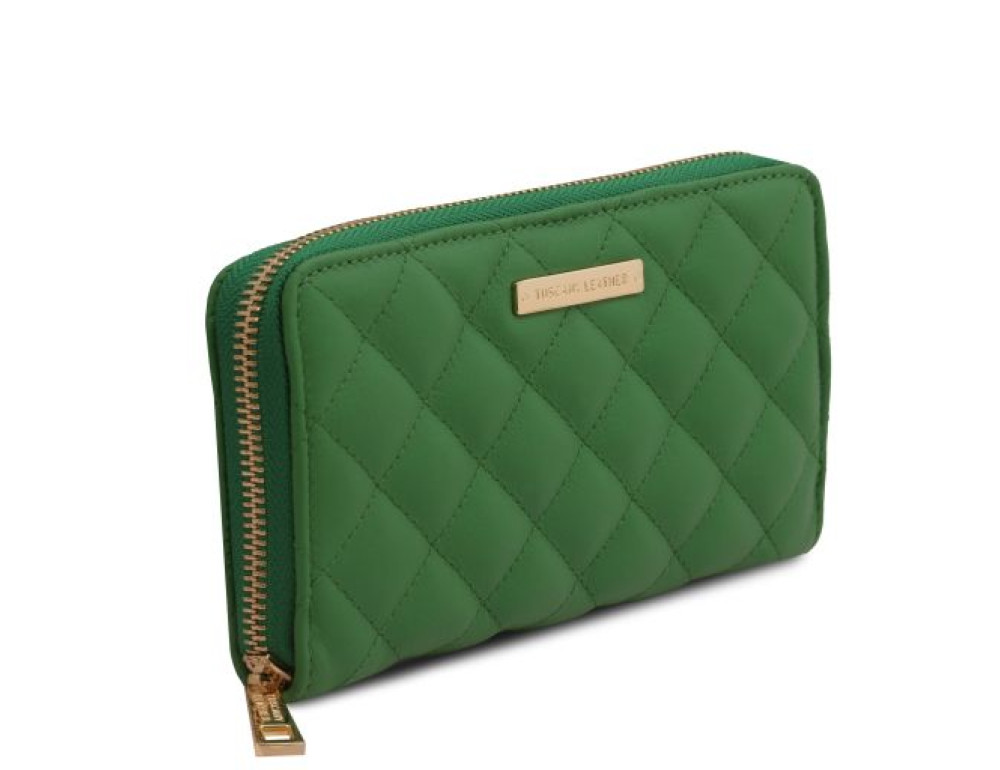 Жіночий шкіряний гаманець Penelope Tuscany Leather TL142316 GREEN - Фотографія № 2