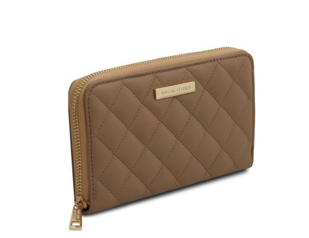 Жіночий шкіряний гаманець Penelope Tuscany Leather TL142316 LIGHT TAUPE - Фотографія № 2