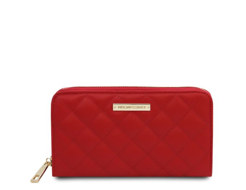 Жіночий шкіряний гаманець Penelope Tuscany Leather TL142316 LIPSTICK RED - Фотографія № 1 Жіночий шкіряний гаманець Penelope Tuscany Leather TL142316 LIPSTICK RED - Фотографія № 1