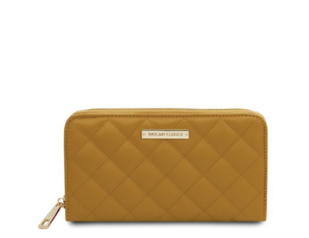 Жіночий шкіряний гаманець Penelope Tuscany Leather TL142316 MUSTARD - Фотографія № 1 Жіночий шкіряний гаманець Penelope Tuscany Leather TL142316 MUSTARD - Фотографія № 1