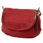 Італійська червона сумочка через плече Tuscany Leather TL141223 Red - Фотографія № 102