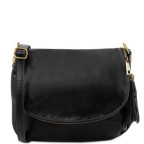 Італійська сумочка через плече Tuscany Leather TL141223 Black - Фотографія № 100