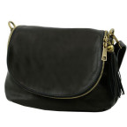 Італійська сумочка через плече Tuscany Leather TL141223 Black - Фотографія № 101