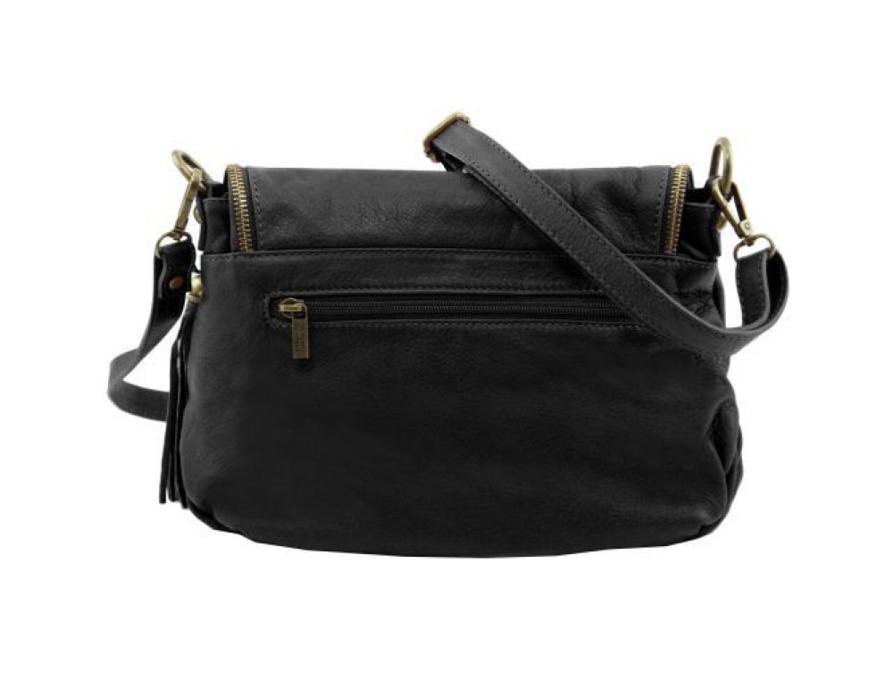 Італійська сумочка через плече Tuscany Leather TL141223 Black - Фотографія № 3