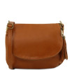Італійська сумочка через плече Tuscany Leather TL141223 COGNAC