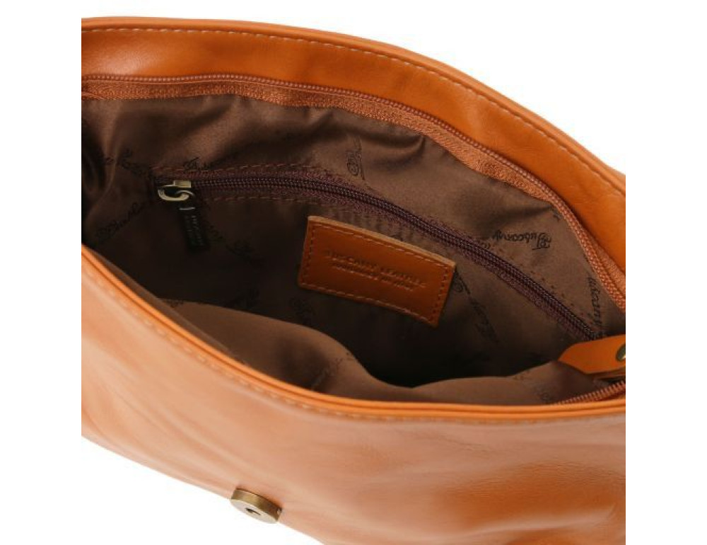 Італійська сумочка через плече Tuscany Leather TL141223 COGNAC - Фотографія № 4