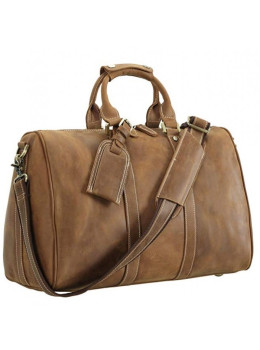 Винтажная дорожная сумка TIDING BAG 0739LB светло-коричневая